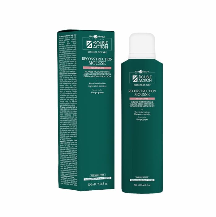 Восстанавливающий мусс "RECONSTRUCTION MOUSSE" DOUBLE ACTION, 200 мл