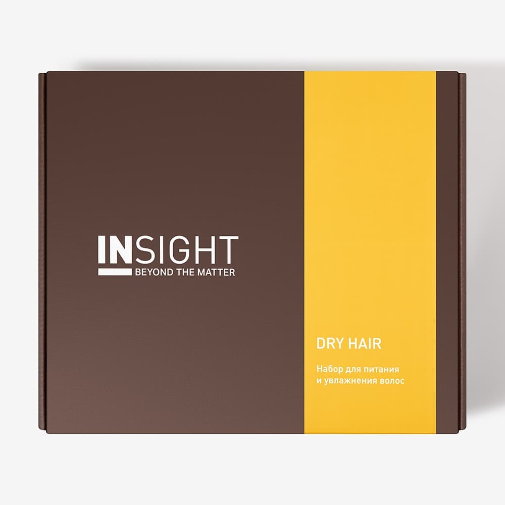 Набор INSIGHT DRY HAIR для питания и увлажнения волос (шампунь 350 мл, маска 200 мл, кондиционер 350 мл)