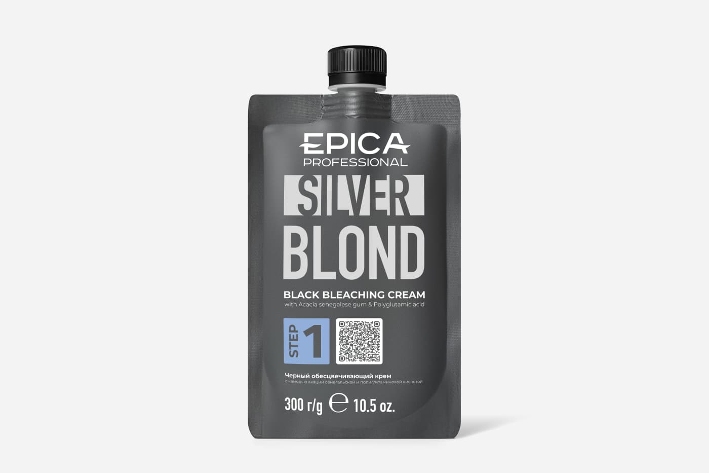 EPICA Черный обесцвечивающий крем «SILVER BLOND», 300 г.
