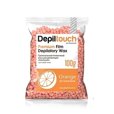 Воск для депиляции пленочный Premium Orange, 100 гр