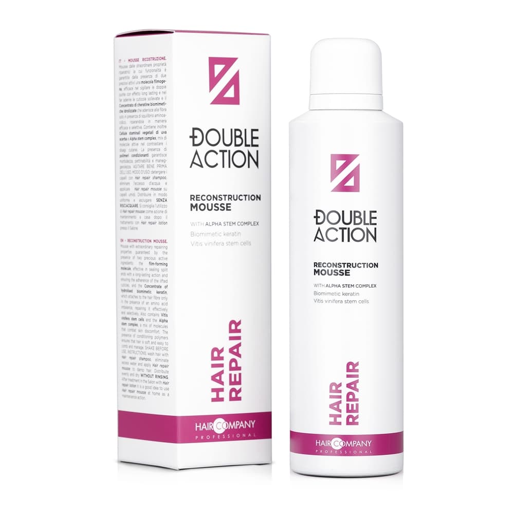 Восстанавливающий мусс RECONSTRUCTION MOUSSE DOUBLE ACTION, 200 мл
