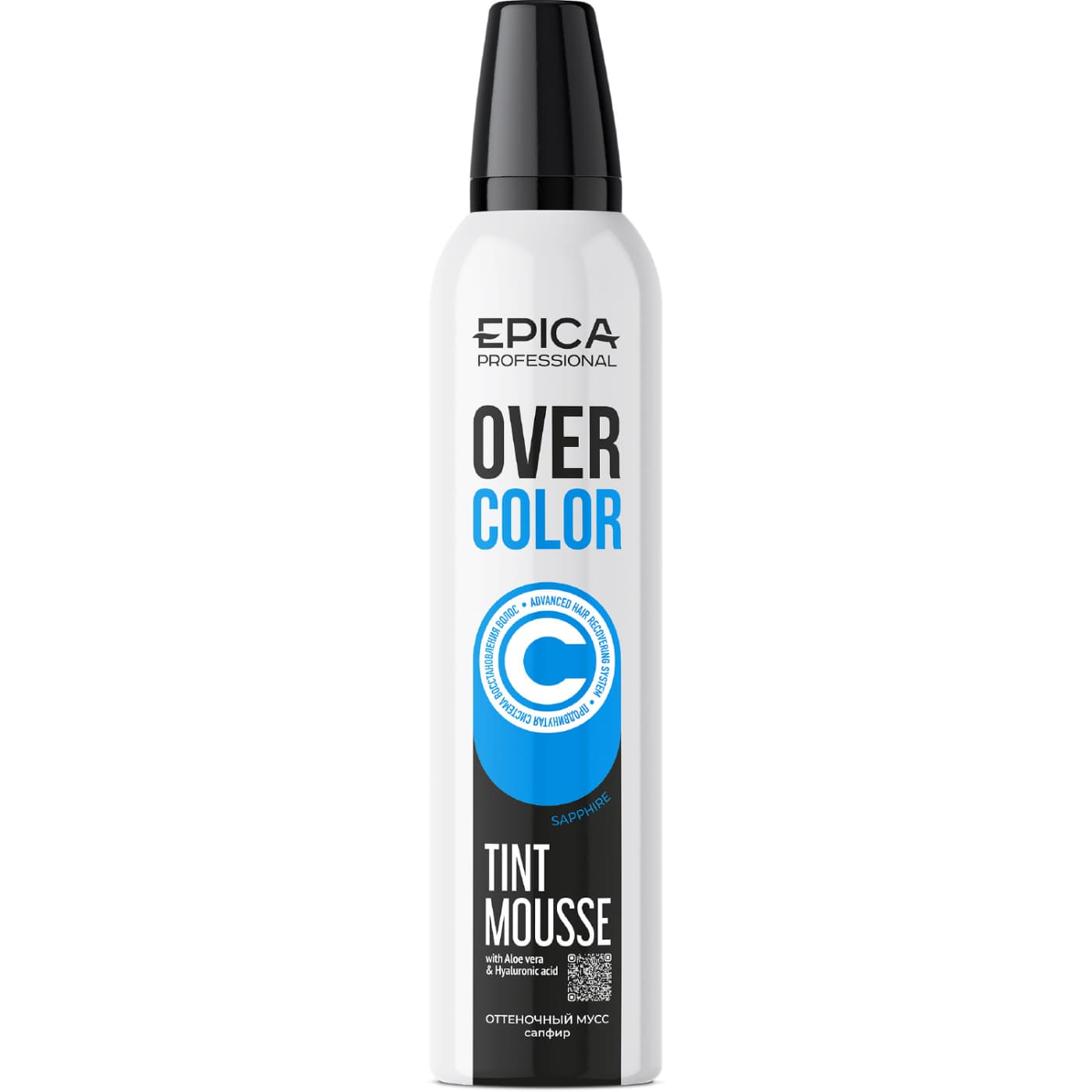 Оттеночный мусс для волос «Сапфир» «OVERCOLOR», 250 мл