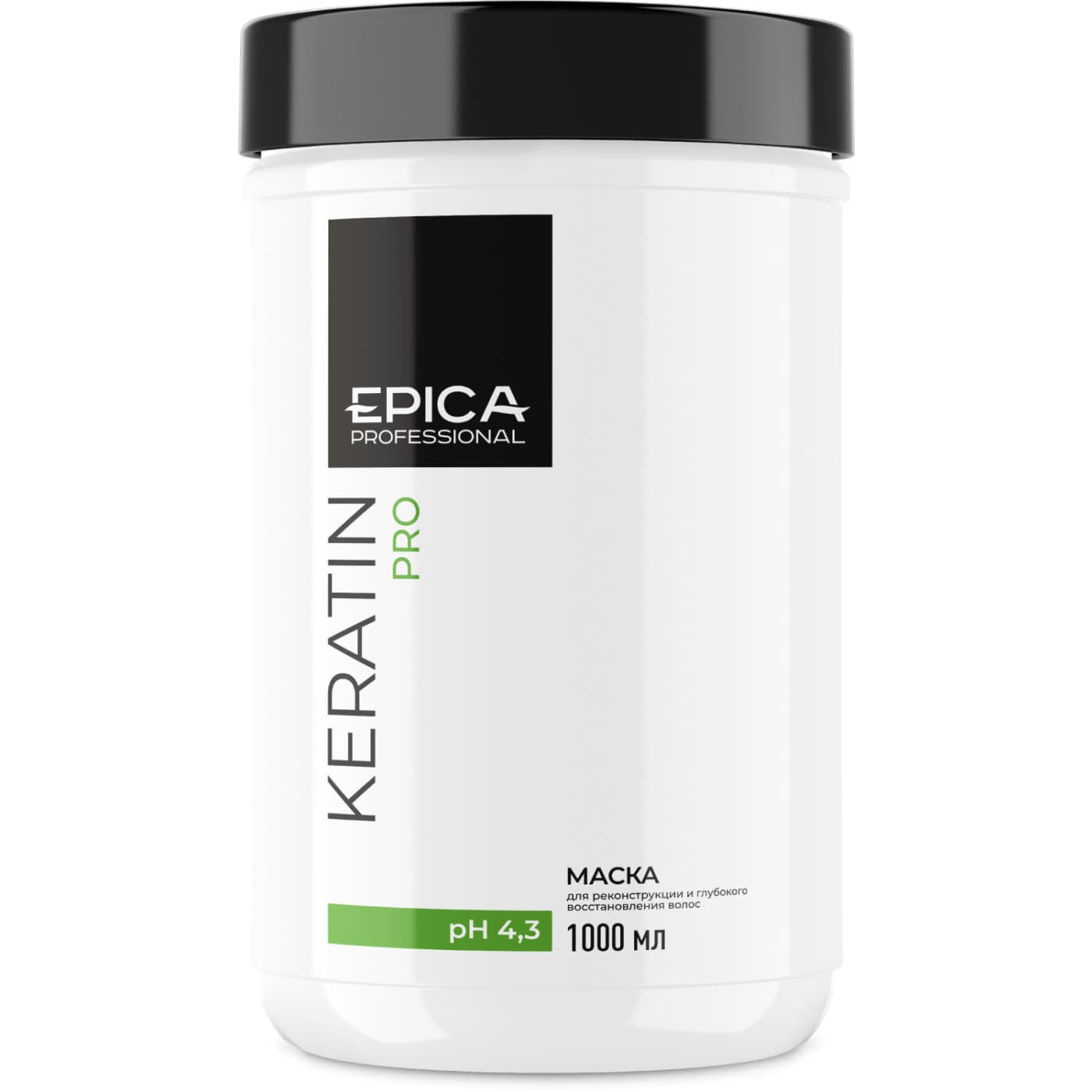 Маска Keratin Pro для реконструкции и глубокого восстановления волос, 1000 мл