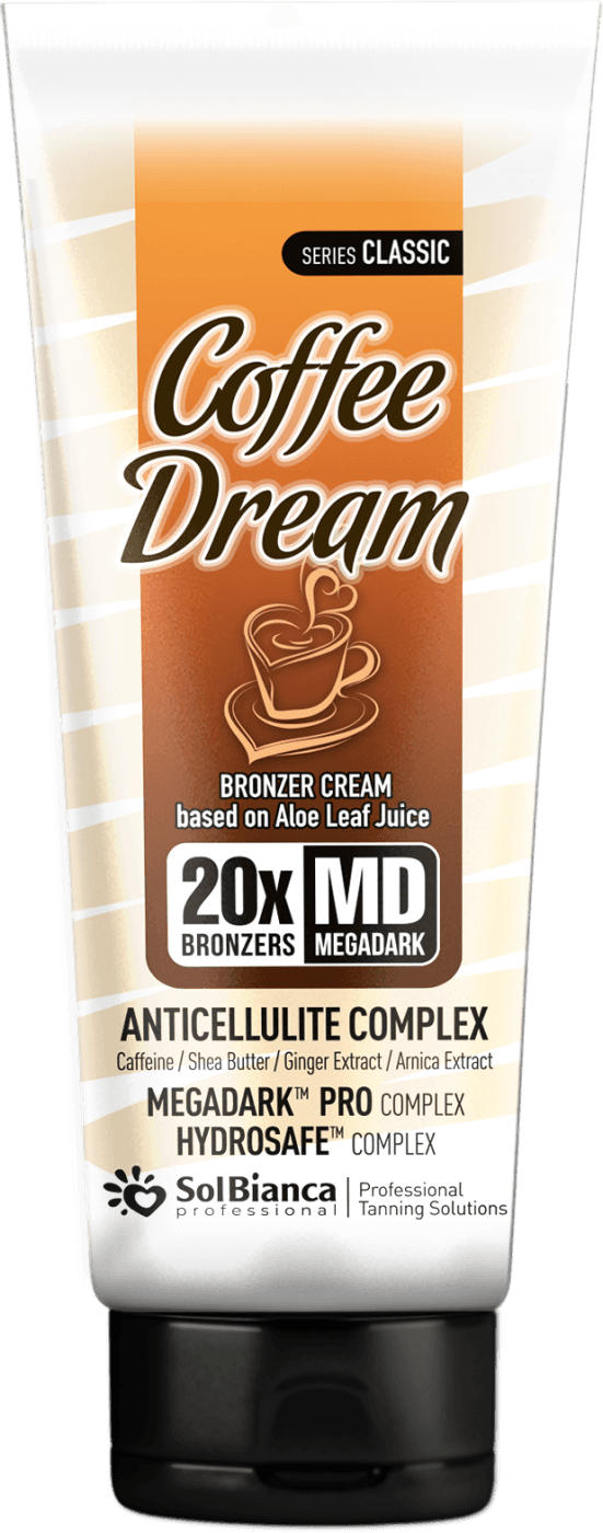 Крем-автозагар Coffee Dream с кофеином, маслом дерева ши, экстрактами имбиря и арники, 125 мл