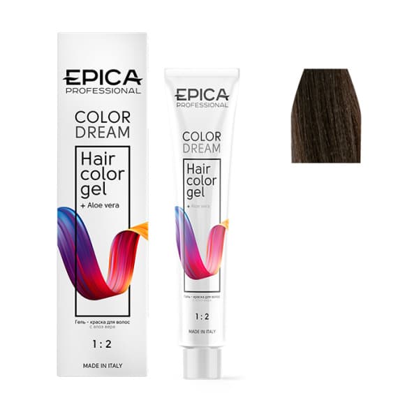 Гель-краска 6.18 COLORDREAM темно-русый пепельно-жемчужный, 100 мл