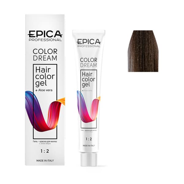 Гель-краска 7.18 COLORDREAM русый пепельно-жемчужный, 100 мл