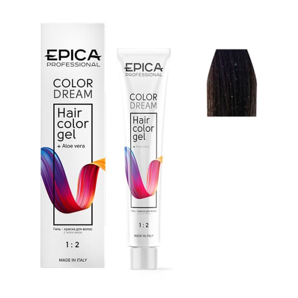 Гель-краска 4.71 COLORDREAM шатен шоколадно-пепельный, 100 мл