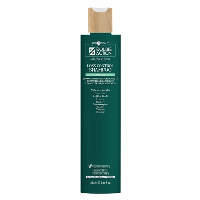 Шампунь против выпадения волос "LOSS CONTROL SHAMPOO" DOUBLE ACTION, 250 мл/7674