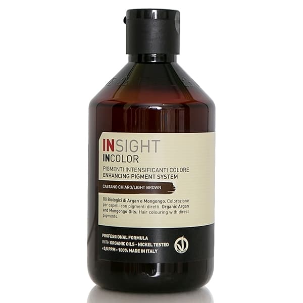 Прямой пигмент интенсивный INCOLOR Light brown светлый коричневый, 250 мл
