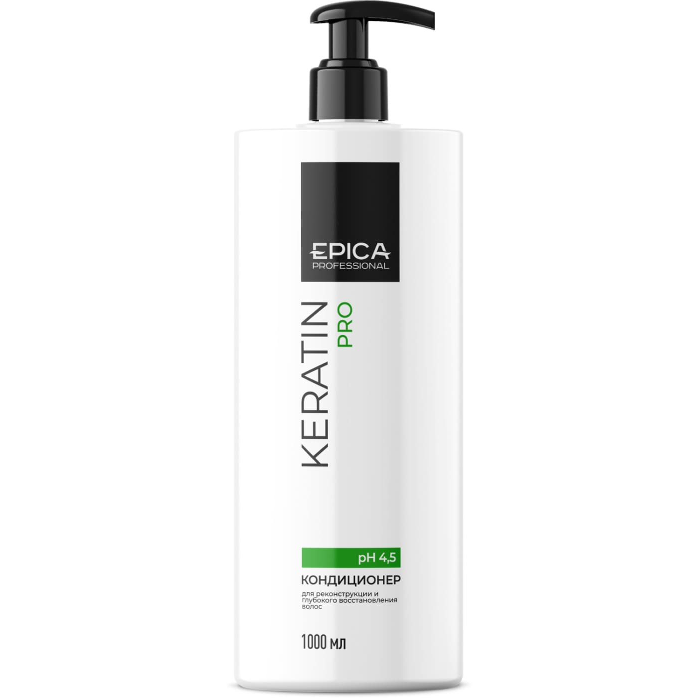 Кондиционер Keratin Pro для реконструкции и глубокого восстановления волос, 1000 мл