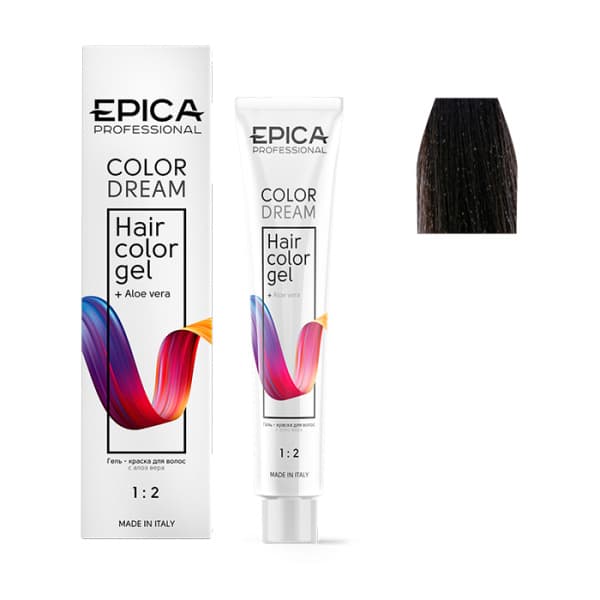 Гель-краска 5.18 COLORDREAM светлый шатен пепельно-жемчужный, 100 мл