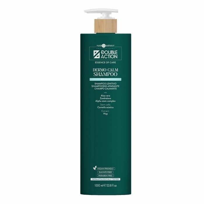 Шампунь смягчающий "DERMO CALM SHAMPOO" DOUBLE ACTION, 1000 мл/7711